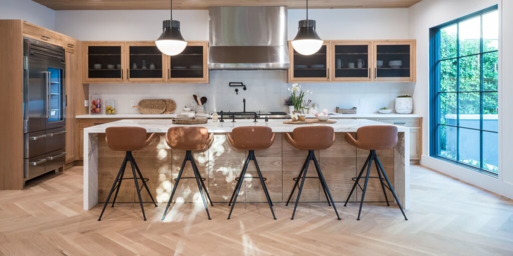 Hardwood Floor Addition to Kitchen